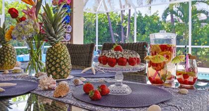 🌴New! Päästä pois! Ylellinen saari koti w / lämmitetty uima-allas ja upea piha!