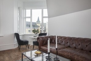 Apartment, 2 Bedrooms | Living room | Smart TV, Netflix, streaming services - Suðurgata - Luxury Dream Apartment (Reykjavik)