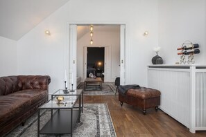 Apartment, 2 Bedrooms | Living room | Smart TV, Netflix, streaming services - Suðurgata - Luxury Dream Apartment (Reykjavik)