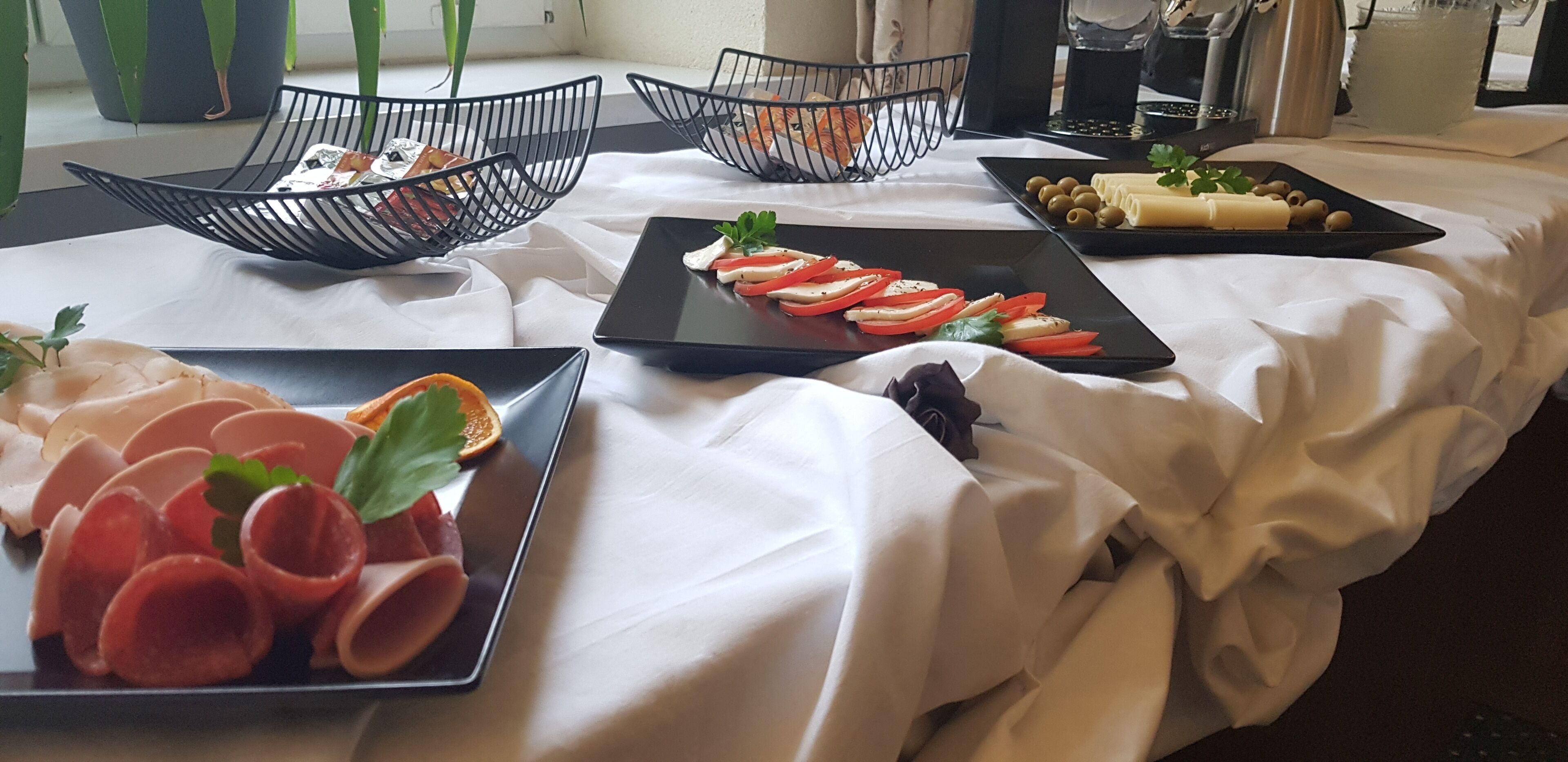 daily buffet breakfast (eur 8 per person)