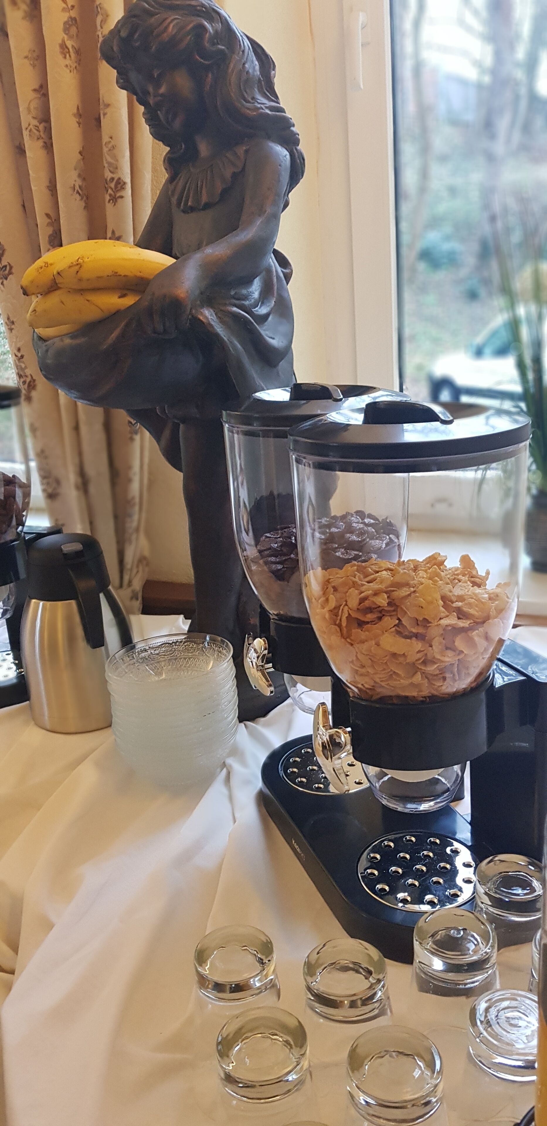 daily buffet breakfast (eur 8 per person)