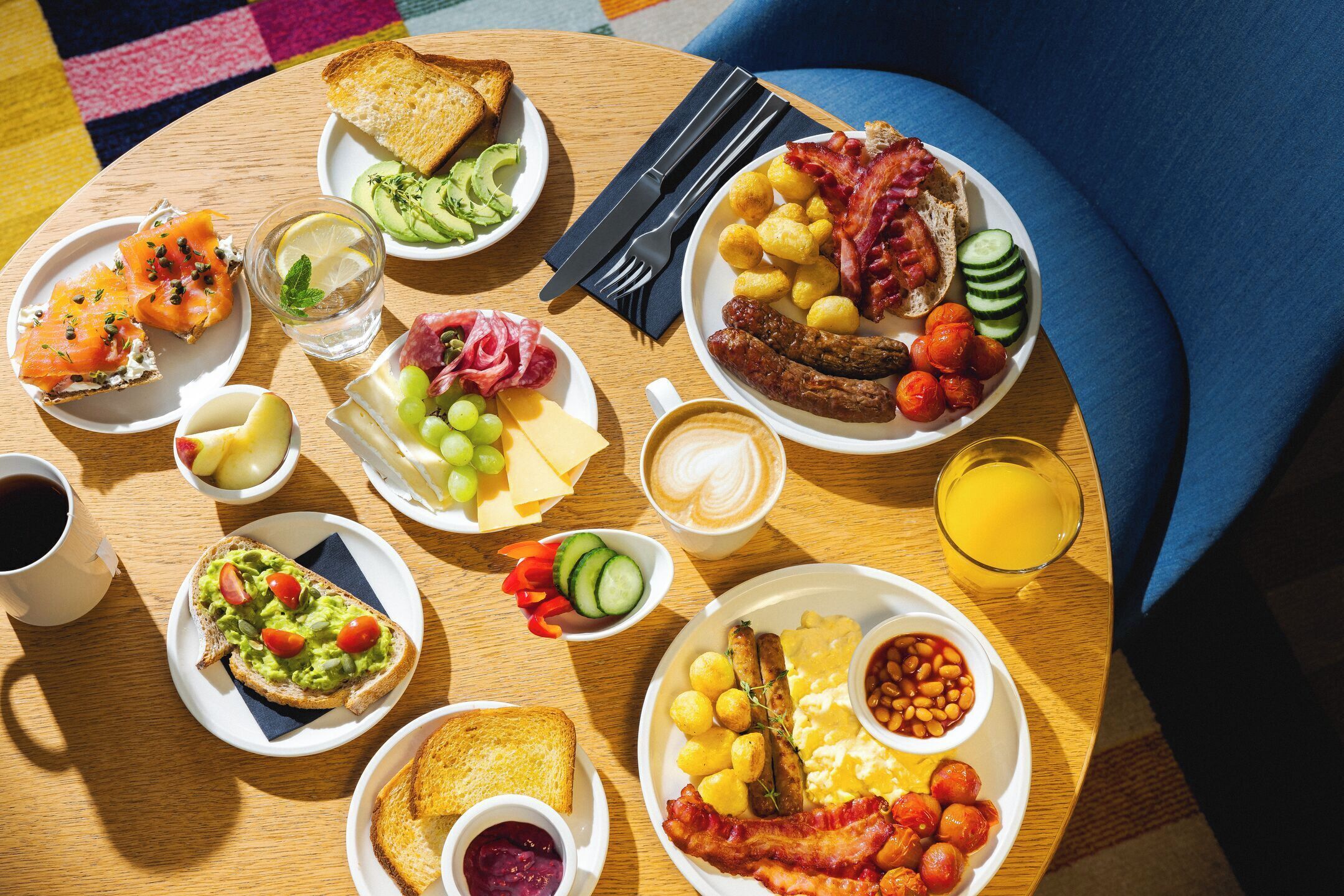 Daily buffet breakfast for a fee