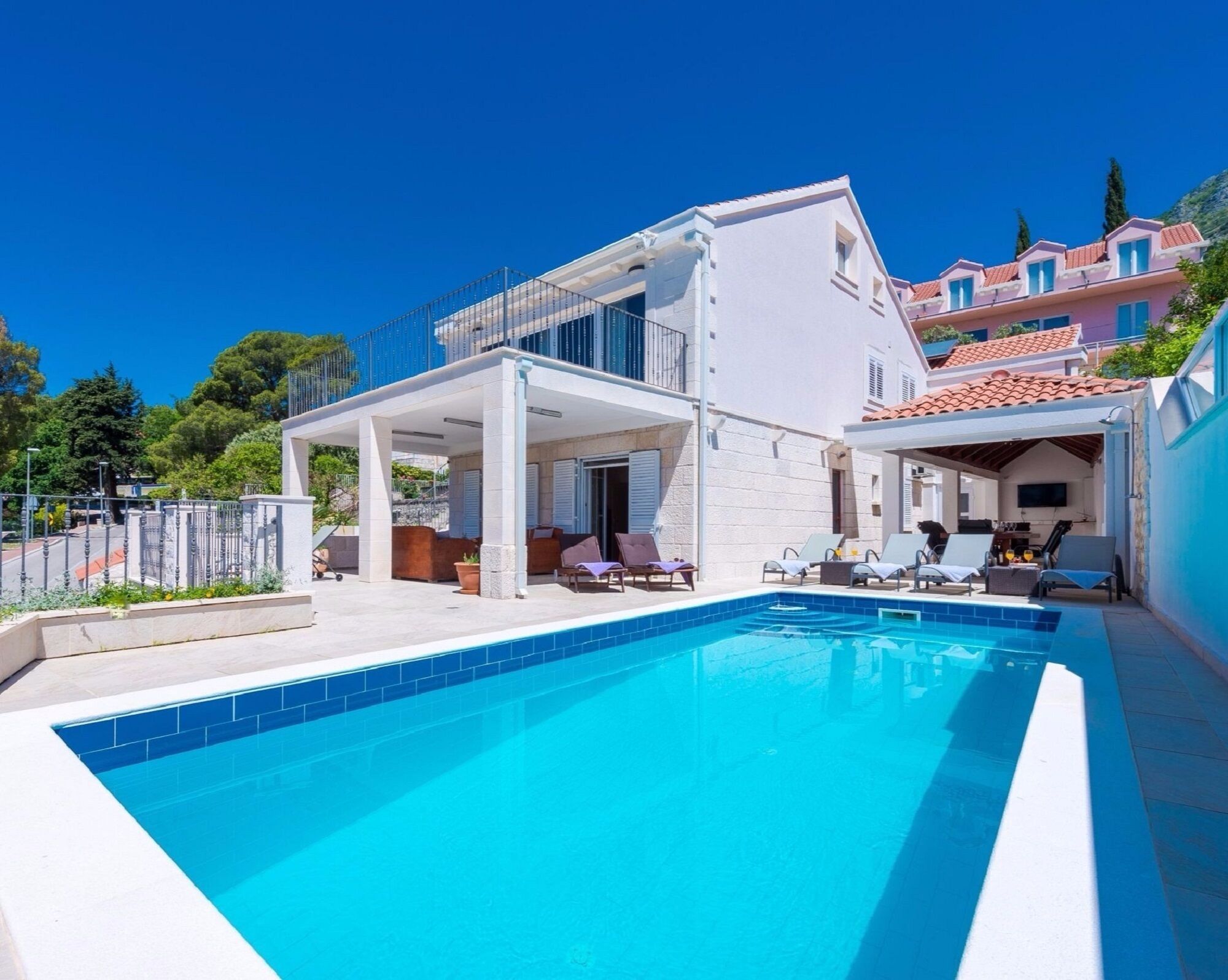 Voorkant van accommodatie