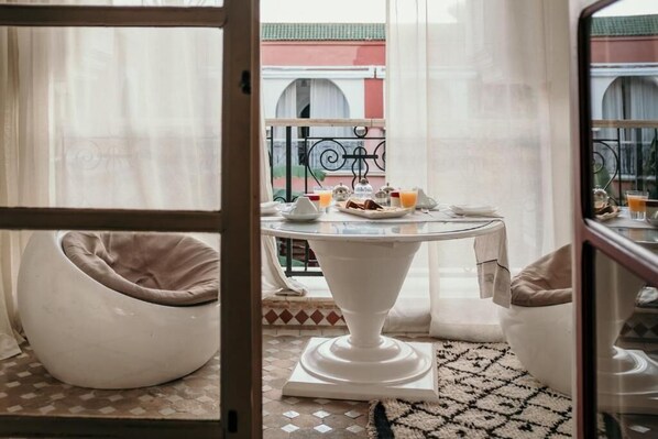 Breakfast, lunch and dinner served  - Indian Palace Marrakech (Marrakech)