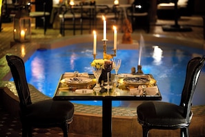 Breakfast, lunch and dinner served  - Indian Palace Marrakech (Marrakech)