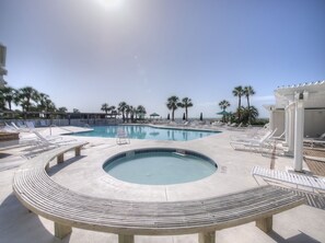 Indoor pool - Oceanfront complex with pool & spa, only steps from beach & Coligny Plaza (Hilton Head Island)