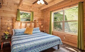 2 bedrooms, blackout curtains, iron/ironing board, WiFi