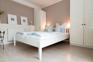Comfort-Apartment (Düne) | 1 Schlafzimmer, hochwertige Bettwaren, Zimmersafe, individuell dekoriert