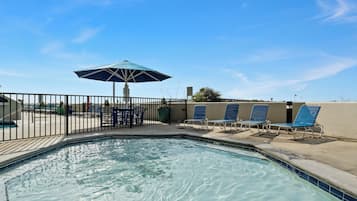Indoor pool, a heated pool