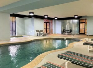 Indoor pool, outdoor pool