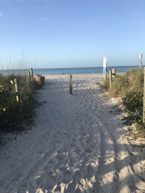 在海滩、沙滩椅、沙滩毛巾