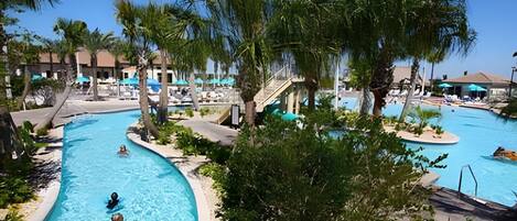 屋外プール、温水プール