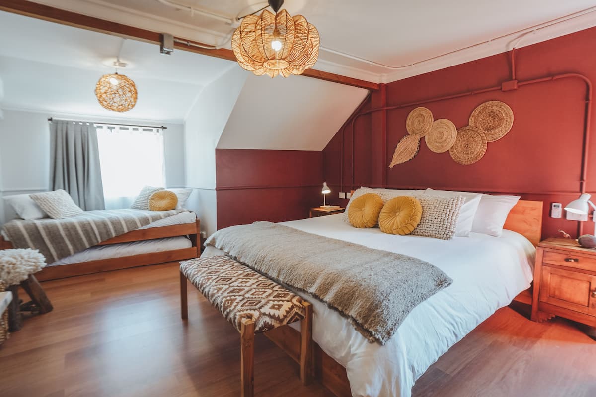 Premium bedding, down duvets, pillow-top beds, individually decorated