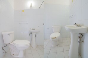 Ducha, toallas, jabón