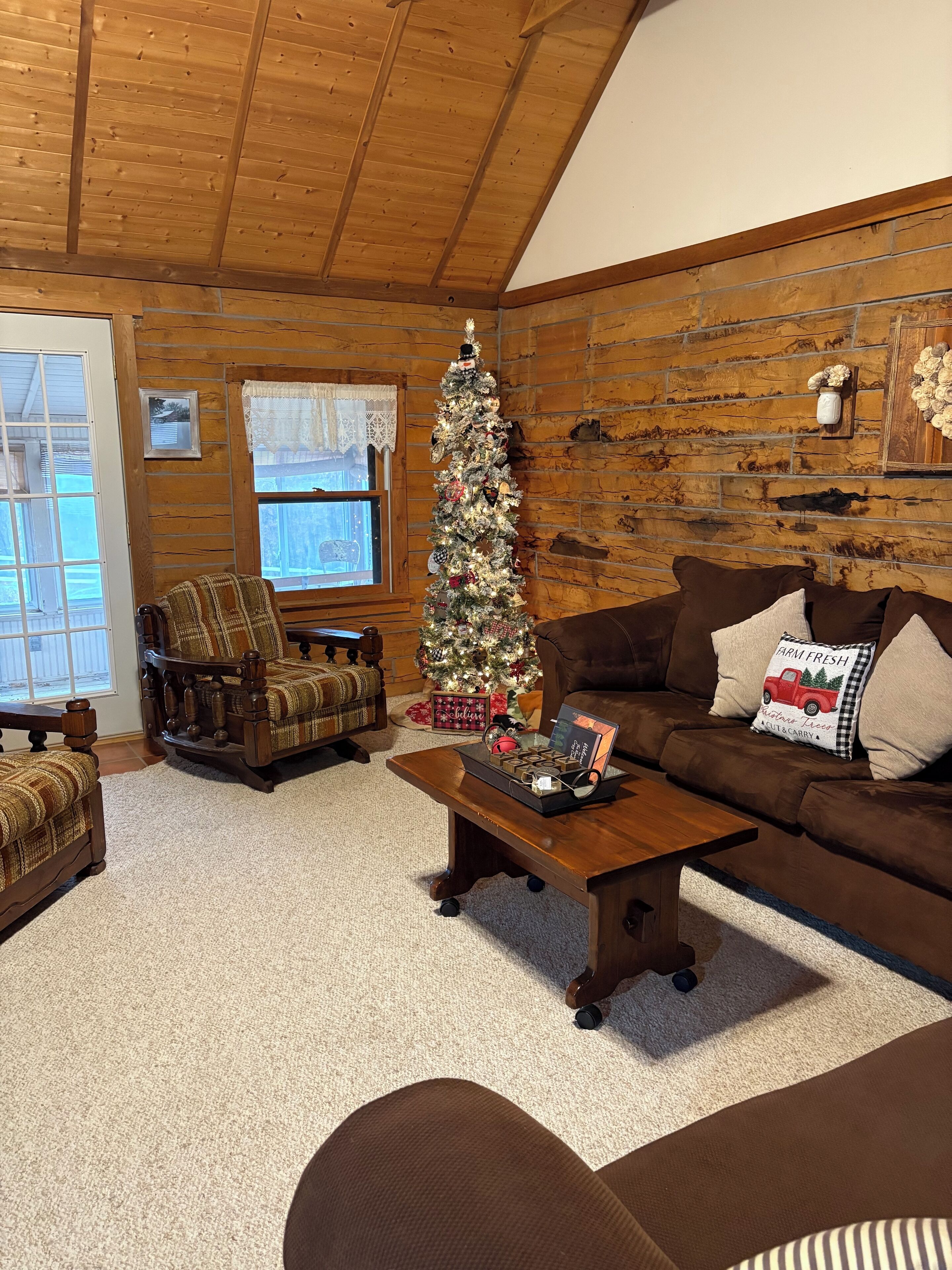 TV, peis, DVD-spiller og stereoanlegg