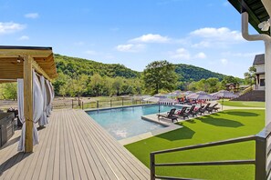 Una piscina riscaldata