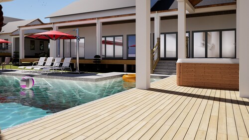 5 King Masters, Pool, Putting Green, Hot Tub, Playset, Gameroom, Gym