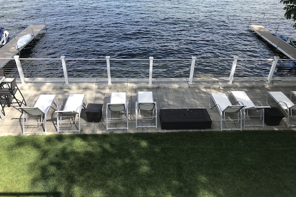 water deck of the property