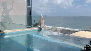 Indoor pool, outdoor pool