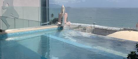 Indoor pool, outdoor pool
