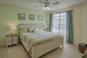 1 slaapkamer, een strijkplank/strijkijzer, wifi, beddengoed