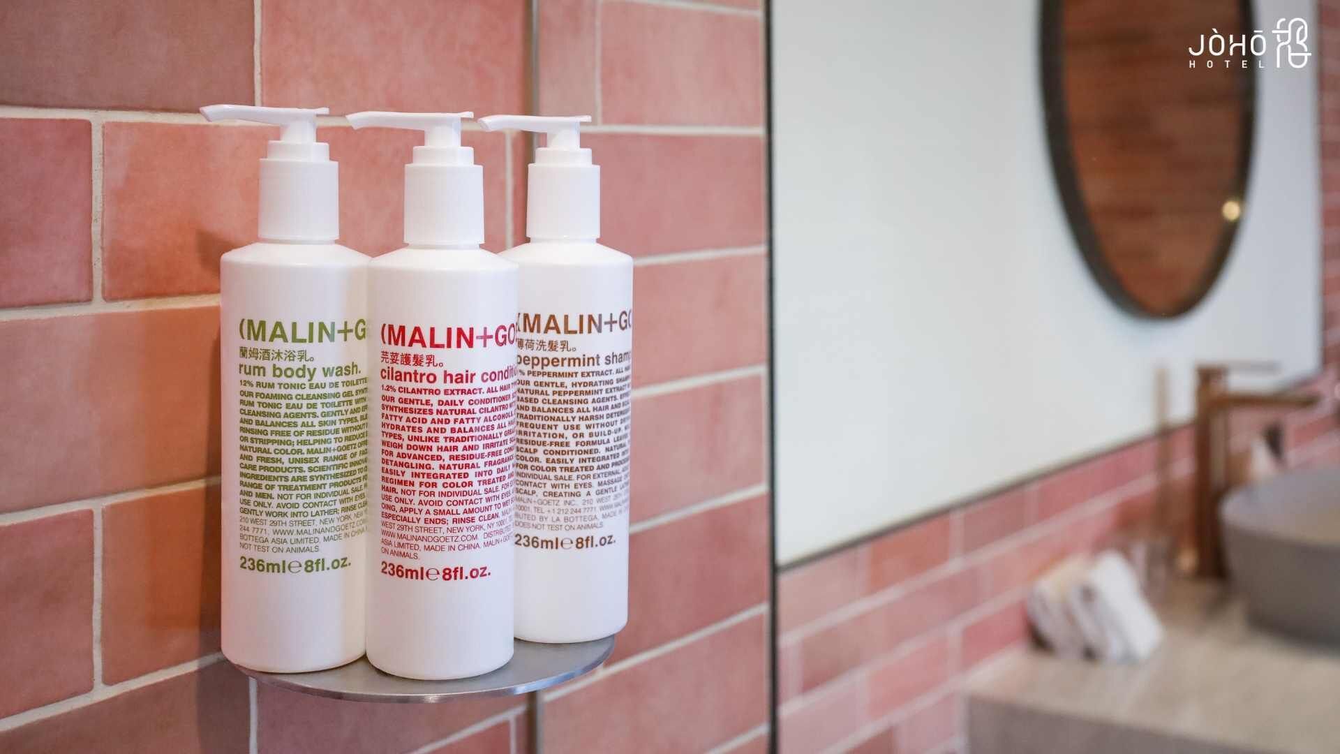 free toiletries, hair dryer, bathrobes, slippers