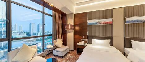 Chambre Exécutive avec lits jumeaux | 1 chambre, Wi-Fi gratuit