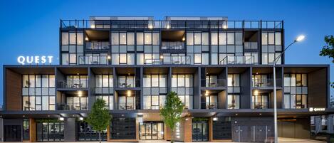 Façade de l’hébergement