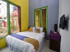 Standard Double Room | Free WiFi - Hotel O Villa Tirta Melati Syariah (Banjar)