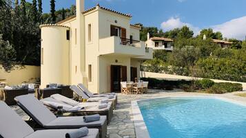 Außenpool, Liegestühle