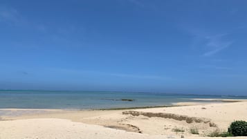 En la playa