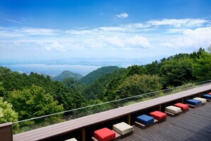 Sun deck - L'Hotel de Hiei (Kyoto)
