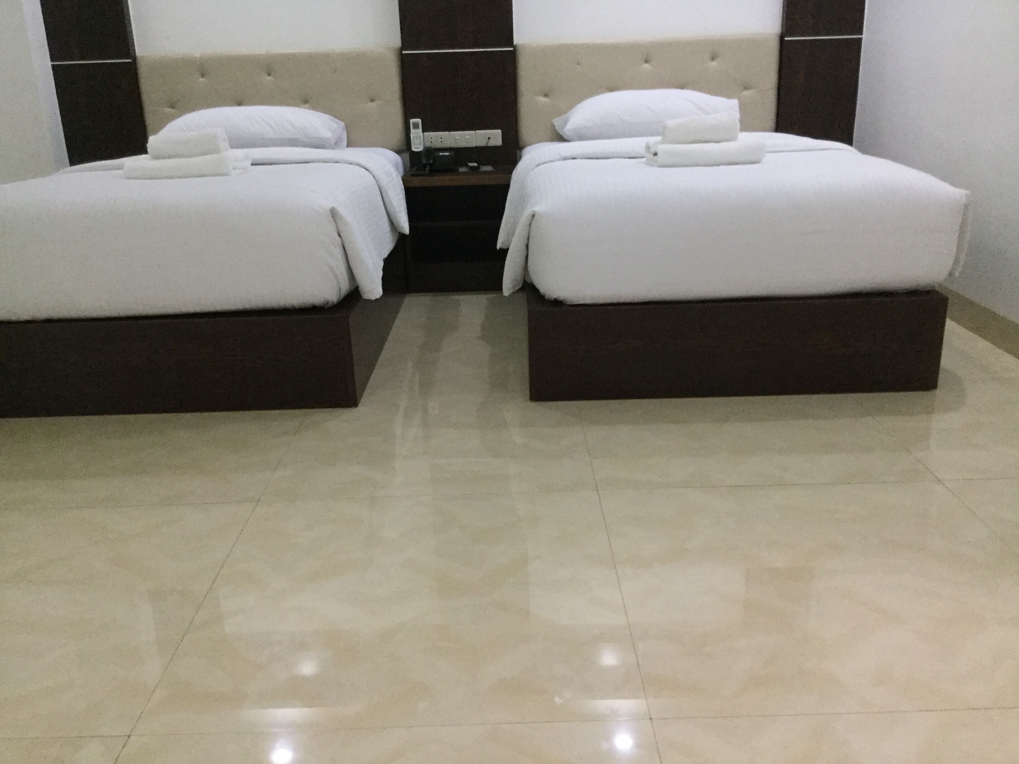 standard double or twin room | premium bedding, down duvets, desk, laptop workspace