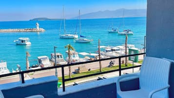 Standard Triple Room, Sea View | Terrace/patio