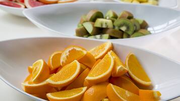 A white plate with orange slices.
