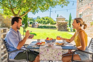 Daily buffet breakfast (EUR 10 per person)