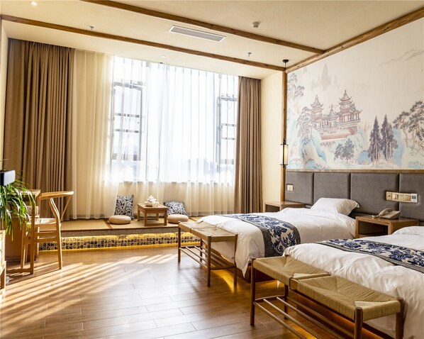 Business Twin Room | Desk, free WiFi - Hermitage Hotel (Jingdezhen)