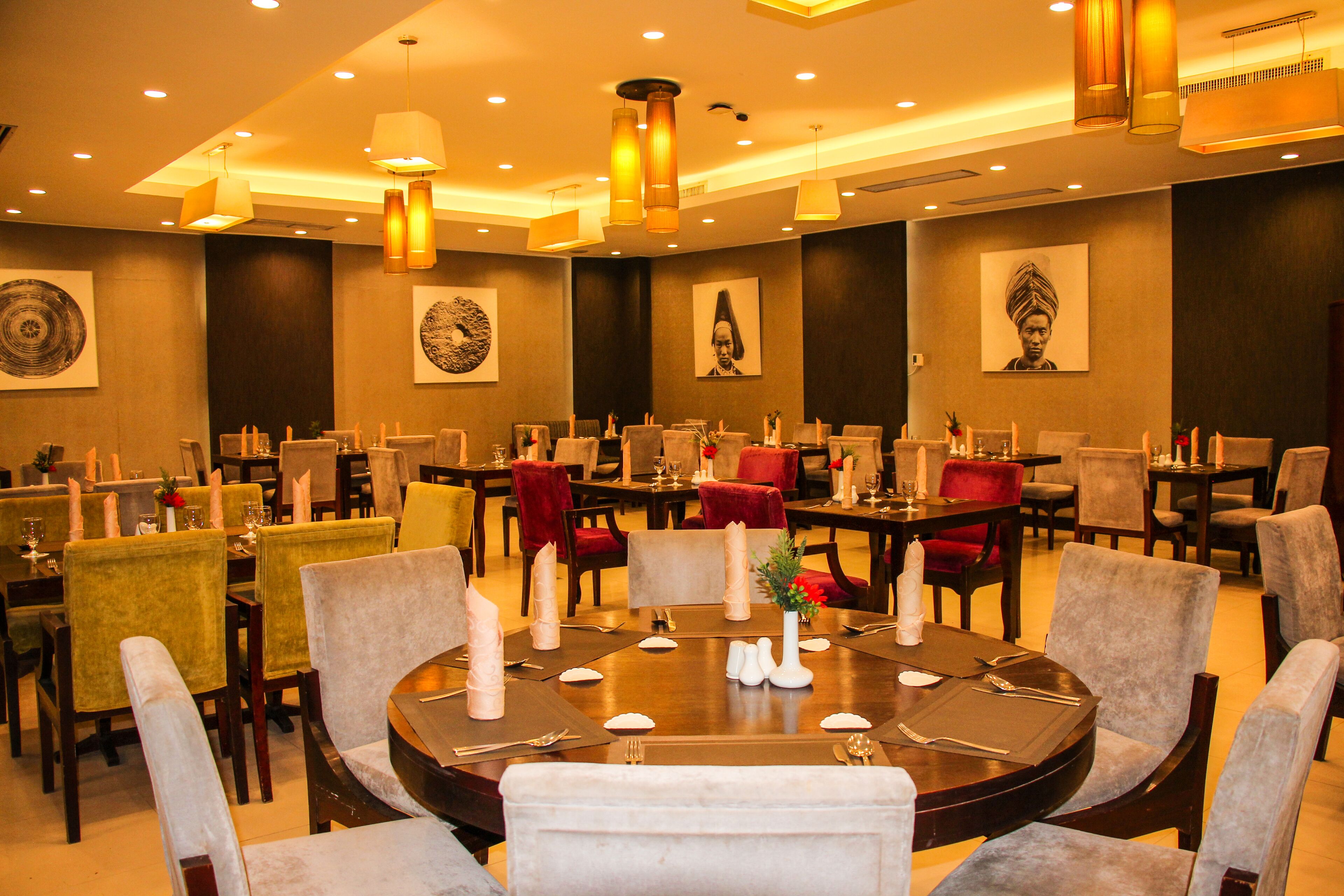 Café da manhã, almoço e jantar