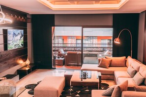 Lounge - Appart F3 Deluxe Carré Eden (Marrakech)