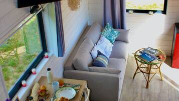 电视、壁炉、书