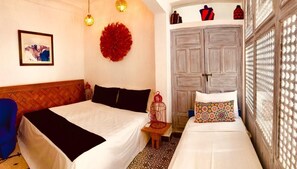 Apartment, 2 Bedrooms | Blackout drapes, free cribs/infant beds, free WiFi, bed sheets - Riad Dar M'tiwla (Marrakech)