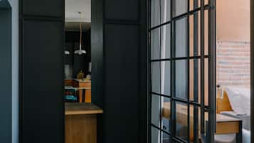 2 Bedrooms Design Apartment | Living area | 40-inch flat-screen TV with satellite channels, TV, toys