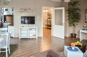 TV, offices - Luxury 2 Bedroom 2 Bathroom Apartment in top center (Sofia)