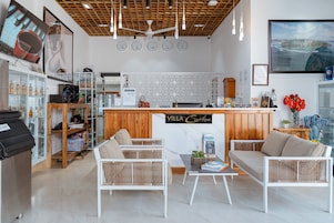 Zona de estar del vestíbulo