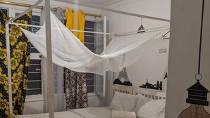 Basic Double Room | Blackout curtains, bed sheets - African Jungles campsites and Lodges (Moshi)