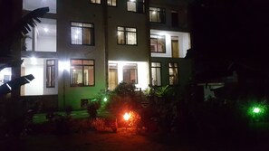 Front of property – evening/night