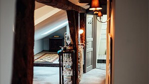 Departamento (Luna) | Cocina privada | Cafetera y tetera, frigobar, tetera eléctrica y tostadora 