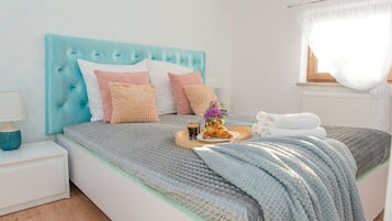 1 habitación, ropa de cama de alta calidad y decoración personalizada