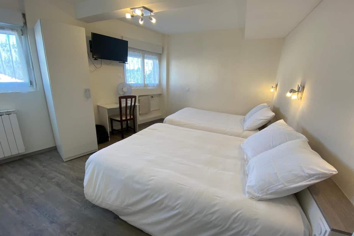 minibar, desk, free wifi, bed sheets