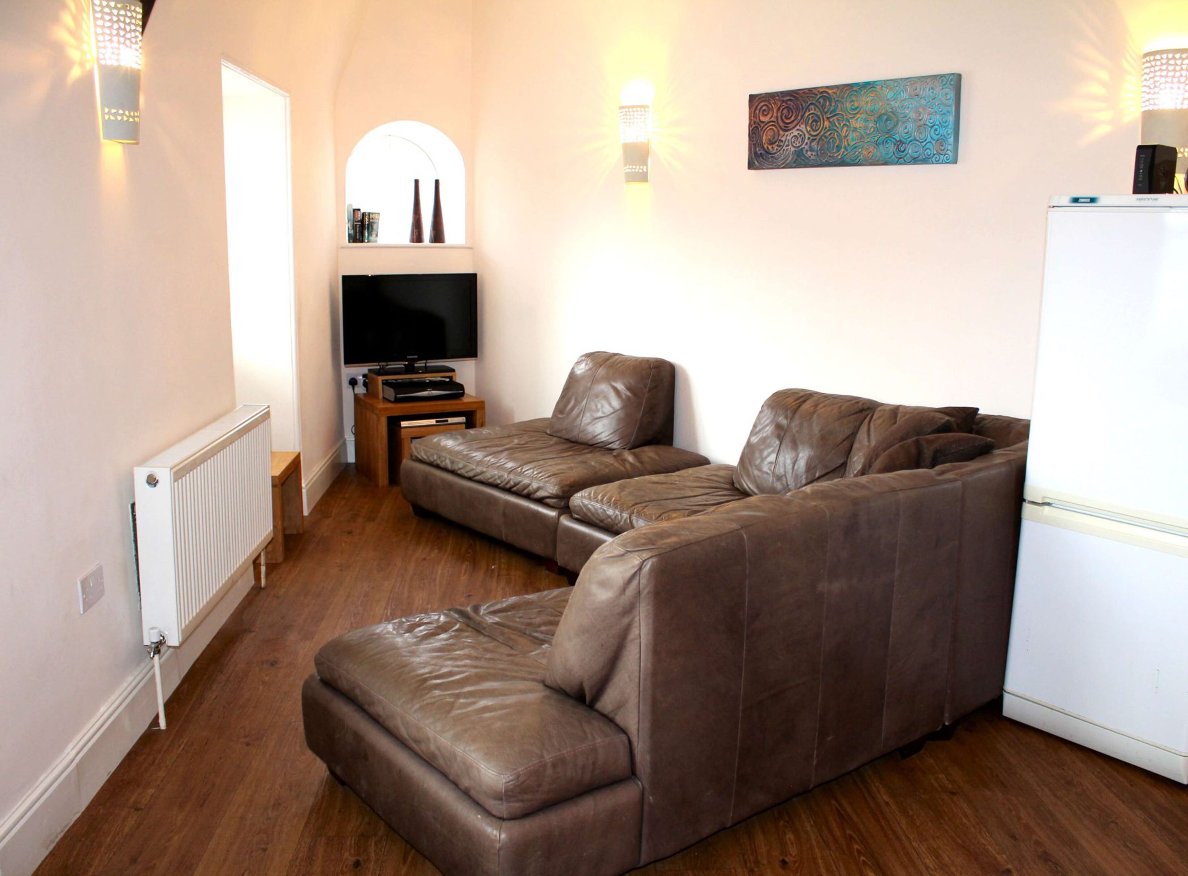Four-Bedroom Apartment | Living room